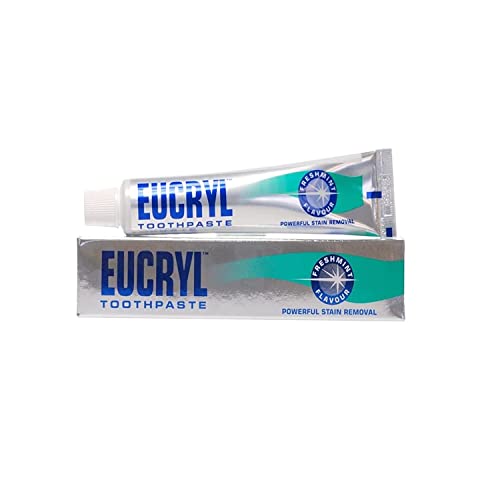 EUCRYL SMOKERS TOOTHPASTE FRESHMINT 50ML POWERFUL STAIN REMOVAL (PACK OF 6) - Bargain Genie