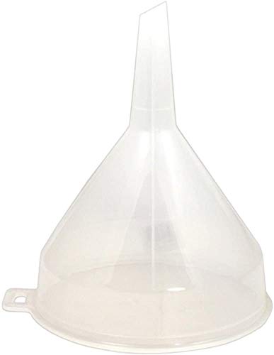 Whitefurze 3 x Plastic Funnel 14cm Clear - Bargain Genie