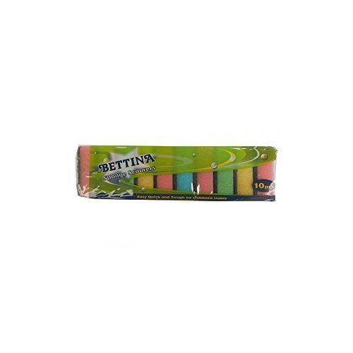 Bettina 10 Pack Sponge Scourer Washing Up - Bargain Genie