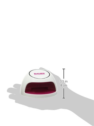 Bauer Professional 38750 Quick Dry UV Nail Lamp / Touch Activated Nails Dryer / Battery Operated & Portable / Works On Both Fingers & Toes / Salon Quality Finishes - Bargain Genie