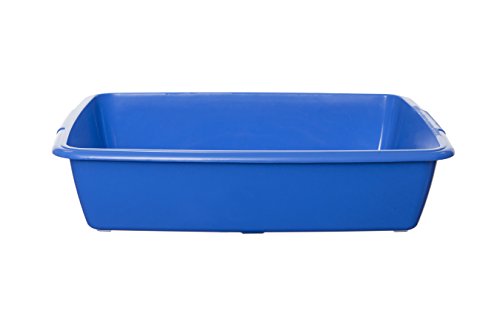 Whitefurze Plastic Medium Cat Litter Tray -Assorted Colors. - Bargain Genie