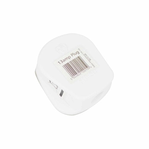 Status 13 A 3-Pin Plug - White (Pack of 3) - Bargain Genie