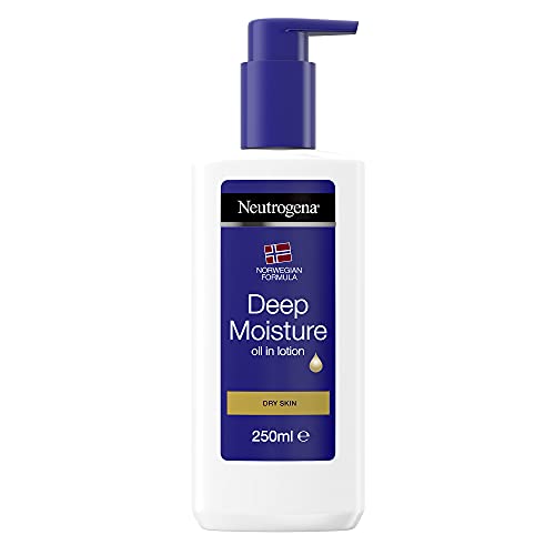 Neutrogena Deep Moisture Oil in Lotion 24 Hour Moisturisation, 250 ml, (Pack of 1) - Bargain Genie