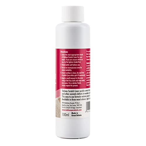 Tableau Scratch Cover, Covers Chips and Scratches On Wooden Surfaces, Restores Wood, 100ml - Bargain Genie