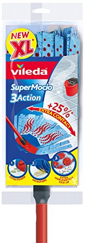 Vileda Supermocio 3 Action Mop with Extra Refill-Parent - Bargain Genie