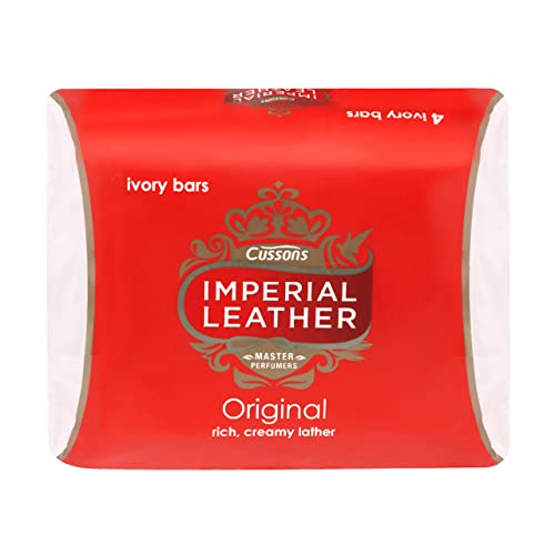 Imperial Leather Bar Soap Original Classic Cleansing Bar, Gentle Skin Care, Bulk Buy, Pack of 8 x 4 bars (total 32 bars)