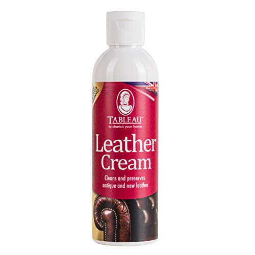 Tableau Leather Cream 200ml Restores, Feeds, Protects and enhances The Finish of Leather Furniture, Clothing, Footwear, Handbags, Luggage and car interiors - Bargain Genie