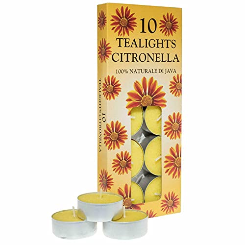 20 x Prices Citronella Tealight Candles Mosquito Fly Insect Repeller - Bargain Genie