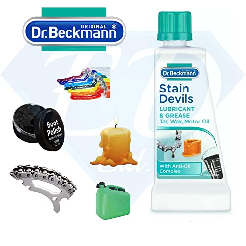 Dr Beckmann Stain Devils Grease, Lubricant & Paint Remover (3 x 50ml) - Bargain Genie