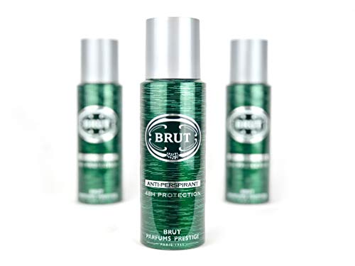 BRUT Original Aerosol Anti-Perspirant Deodorant 3 x 200ml - Bargain Genie