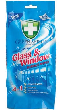 Green Shield Glass & Window Wipes