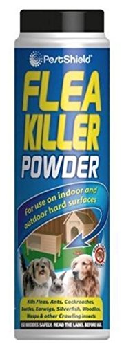 gardeners corner 2 x 200g Tub Pestshield Flea Killer Powder Control Fleas Carpet Beetles Earwigs - Bargain Genie