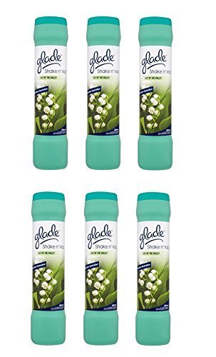 6 x Glade Shake N 'Vac – Lily of the Valley – 500 g by Glade - Bargain Genie