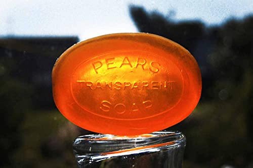 Pears Soap – Pure & Gentle with Mint Extract Transparent Blue Care Soap - 125g bar - Bargain Genie