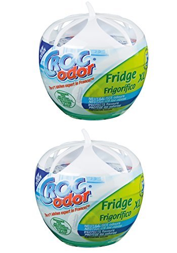 2 x Croc Odor Fridge XL Deodoriser Neutralise Odour Eliminator Freshener by Croc Odor