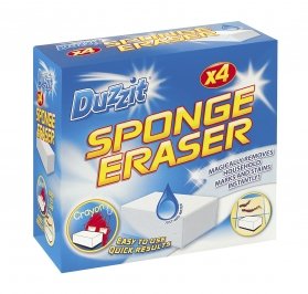 Duzzit Sponge Eraser - Stain and Mark Remover (Pack of 8) - Bargain Genie