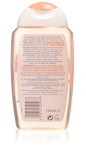 6x Femfresh Daily Intimate Hygiene Wash Soap Free 150ml Lightly Fragranced - Bargain Genie