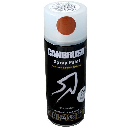 1X - Walnut (Solid Wood) (C85*) - 400ml Spray Paint Auto DIY Colour Aerosol Can or Tape for Wood Metal Plastic - Bargain Genie