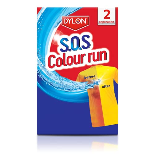 Dylon S.O.S Colour Run Fabric Dye 75 ml, 2 Count (Pack of 1) - Bargain Genie