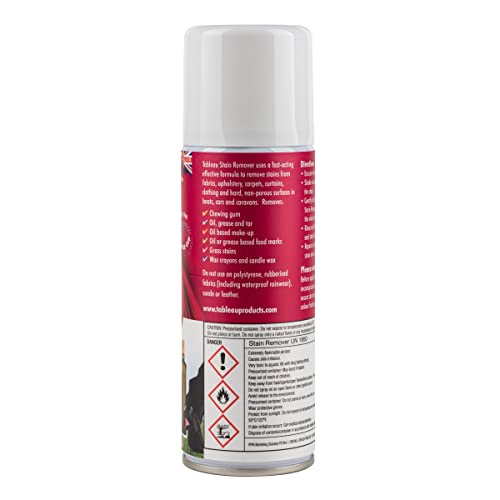 Tableau Stain Remover, Removes Most Oil, Grease, Candle Wax, Chewing Gum and Pen Marks From Fabric and Upholstery. 200ml