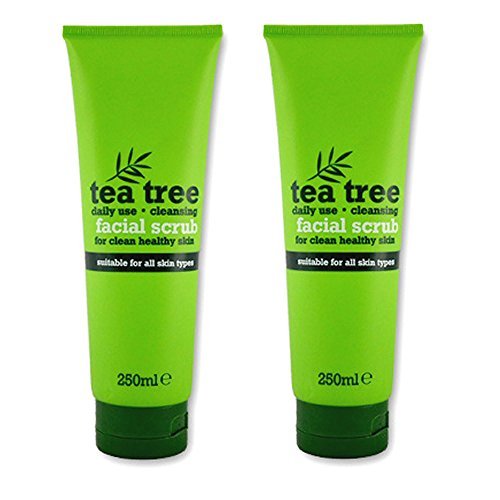 Tea Tree Facial Scrub 250ml (Pack of two) - Bargain Genie