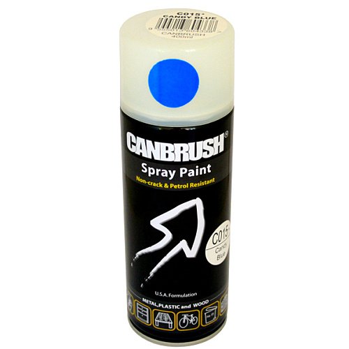 Canbrush CANDY BLUE Mirror Metallic Effect Spray Paint Auto Diy Purpose Colour Aerosol Can C015