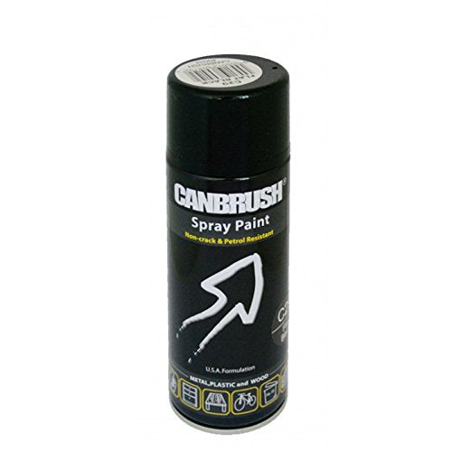 Canbrush 400ml Flat Black Paint C29 DGN - Bargain Genie