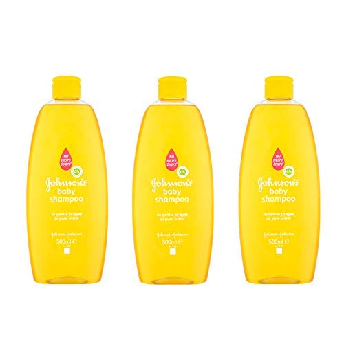 Johnson's Baby Gold Shampoo 500ml No More Tears Pack of 3 - Bargain Genie