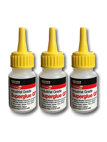 3 X Everbuild CYN20 20g General Purpose Industrial Superglue - Bargain Genie