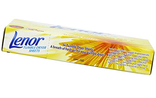 Lenor Fabric Softener Tumble Dryer Sheets 408 Sheets (12 x 34 pack)