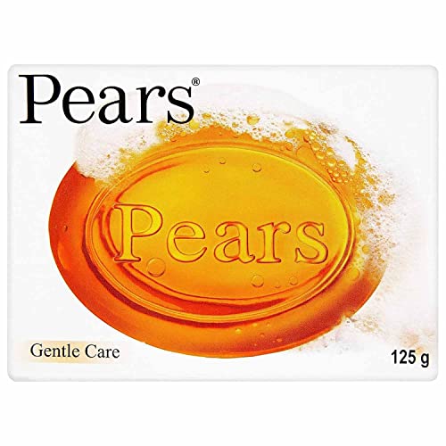 Pears Soap – Pure & Gentle with Mint Extract Transparent Blue Care Soap - 125g bar - Bargain Genie