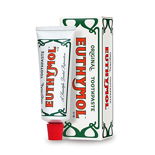 Euthymol Original Toothpaste 75ml, No Fluoride, Anti-Plaque, Antibacterial, Cavity Protection, Teeth & Gums Clean and Healthy, Cool Mint Refresh, Daily Oral Enamel Dental Care - Bargain Genie