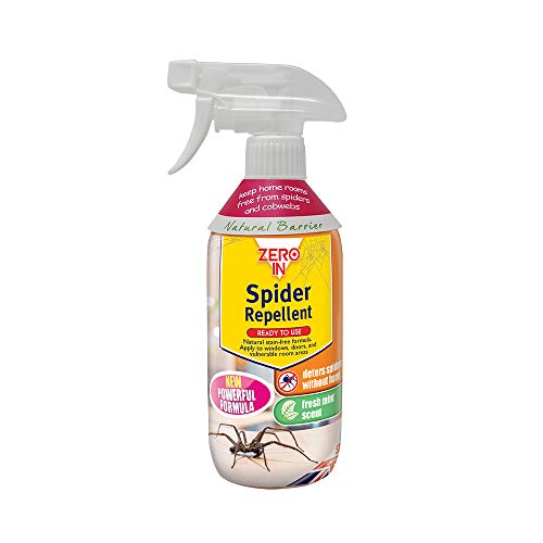 Zero In Spider Repellent Spray 500ml (Natural, Poison-Free, Welfare-Friendly Spider Deterrent) - STV981 - Bargain Genie