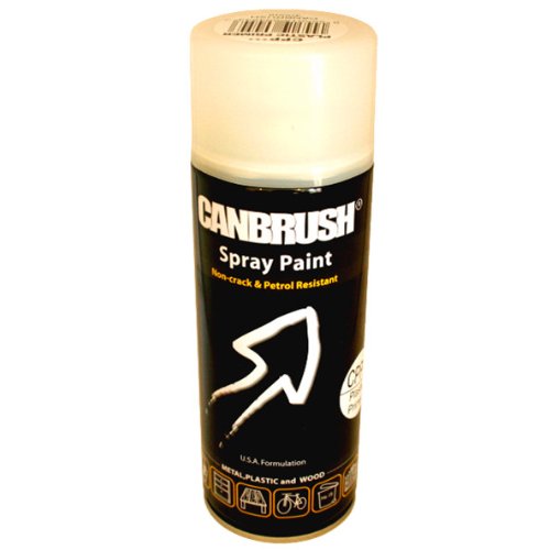 Canbrush PLASTIC PRIMER WHITE Spray Paint Auto Diy Purpose Colour Aerosol Can CPP - Bargain Genie