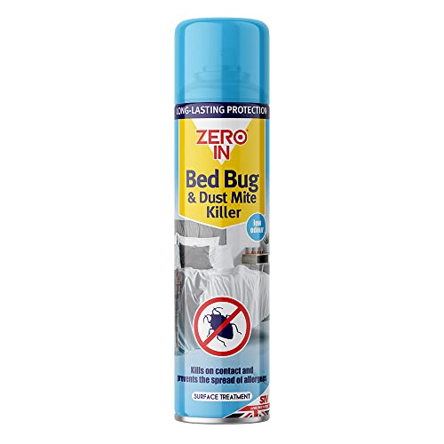 Zero In ZER968 Bed Bug Killer Spray 300 ml, Blue - Bargain Genie