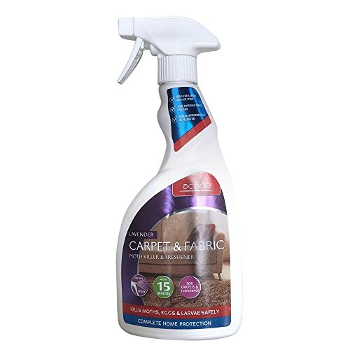 2 x Acana Carpet and Fabric Moth Killer with Lavender Freshener Spray - 500 ml - Bargain Genie