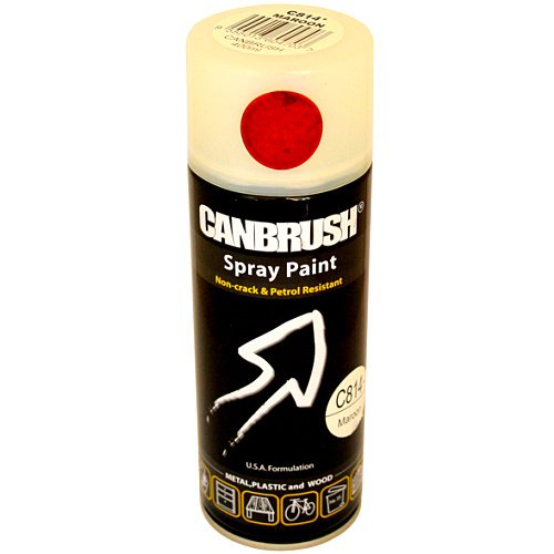 Canbrush MAROON Wood Stain Woodstain Spray Paint Auto Diy Purpose Colour Aerosol Can C814 - Bargain Genie