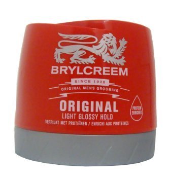 3 X Brylcreem Original Hair Dressing Cream Red Tub Mens Styling Cream 250ml - Bargain Genie