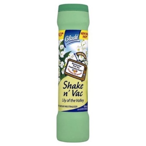 Glade Shake N Vac Lily Of Valley 500G - Pack Of 3