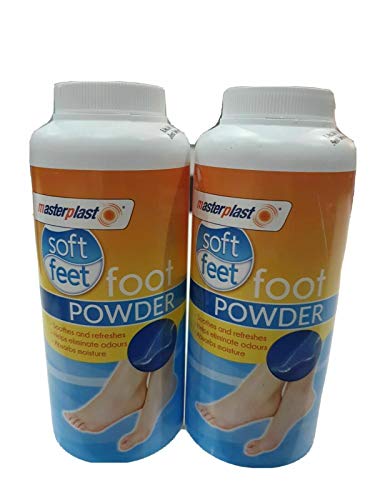 2 X Masterplast Foot Powder, soothes and Refreshes, 170g - Bargain Genie