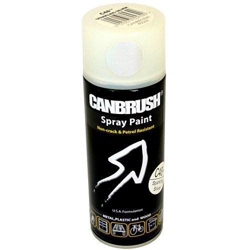 Canbrush SPARKLING SILVER Glitter Spray Paint Can Auto Home Diy Aerosol Can C48 - Bargain Genie