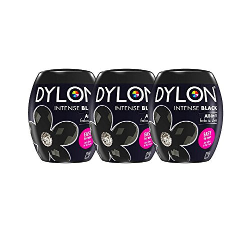 Dylon Machine DYE POD Intense Black 12, 25 x 10 x 4 cm - Bargain Genie