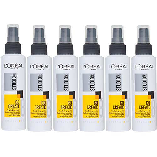 6 x L'Oreal Paris Studio Go Create Sculpting Spritz 150ml - Bargain Genie