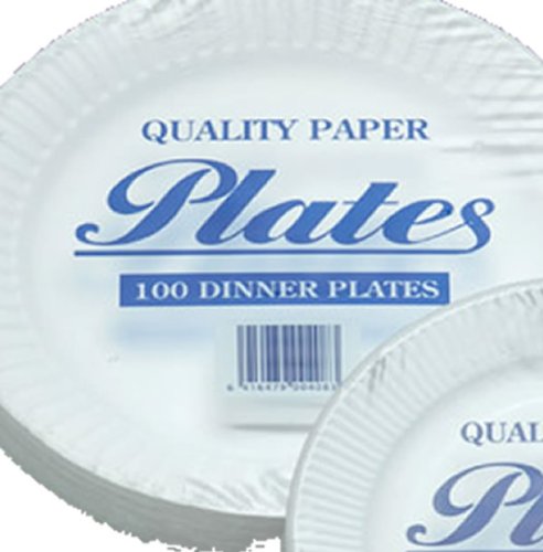 Paper Plates 23cm Pack of 100