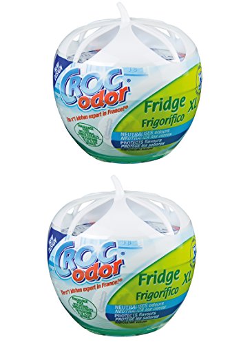 2 x Croc Odor Fridge XL Deodoriser Neutralise Odour Eliminator Freshener - Bargain Genie