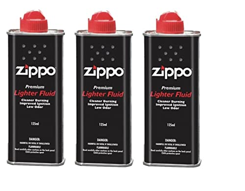 Zippo 125 ml Lighter Refill Fluid Pack Of 3 - Bargain Genie