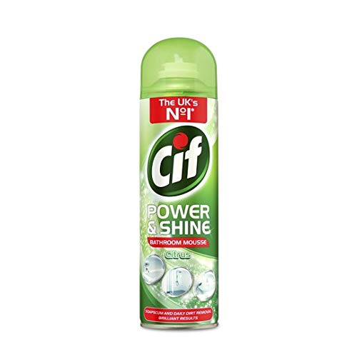 Cif Mousse Bathrom Citrus Lemon - 500Ml - Pack of 6