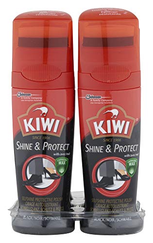 Kiwi Shoe Shine & Protect Black, 75ml - Bargain Genie