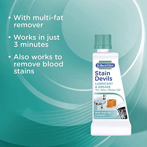 Dr Beckmann Stain Devils Grease, Lubricant & Paint Remover (3 x 50ml) - Bargain Genie