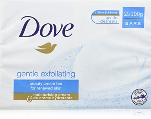 Dove Gentle Exfoliating Beauty Bar 4 Pack of - Bargain Genie